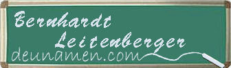 Bernhardt Leitenberger Visitenkarte